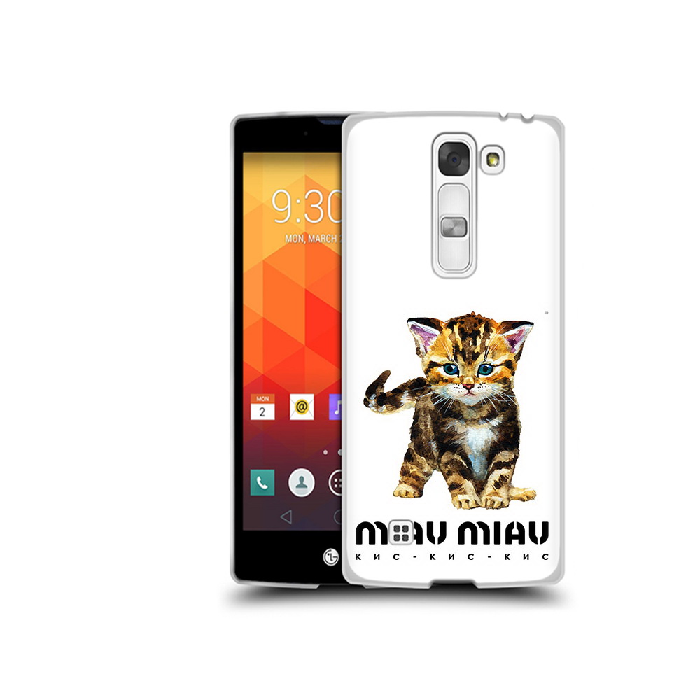 

Чехол MyPads Tocco для LG Magna Бренд miau miau (PT13410.79.34), Прозрачный, Tocco
