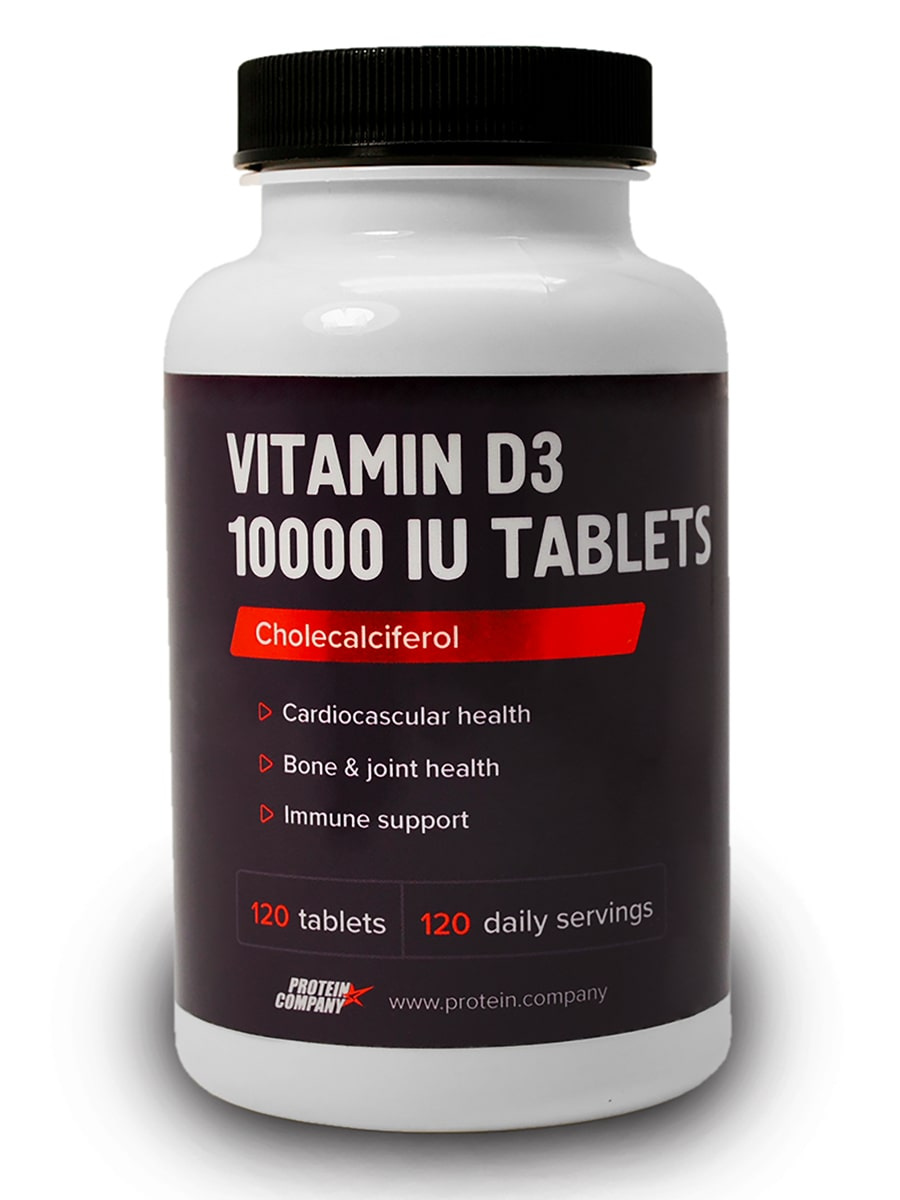 Витамин D3 Protein.Сompany Vitamin D3 10000 IU 120 таблеток