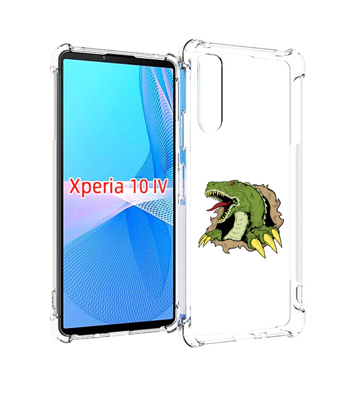 

Чехол MyPads годзила для Sony Xperia 10 IV (10-4), Прозрачный, Tocco