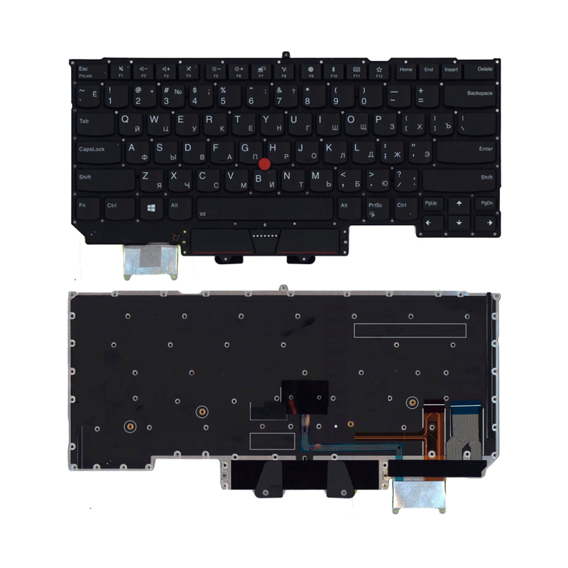 

Клавиатура для ноутбука Lenovo ThinkPad X1 carbon Gen 6 2018 черная с подсветкой