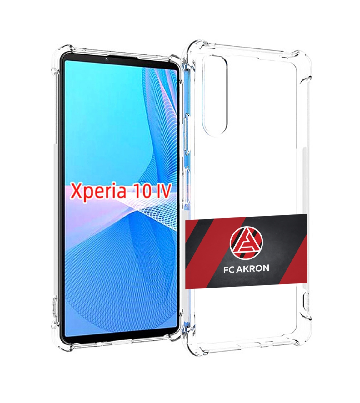 

Чехол MyPads фк акрон тольятти мужской для Sony Xperia 10 IV (10-4), Прозрачный, Tocco