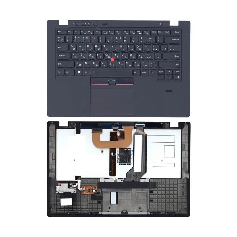 фото Клавиатура для ноутбука lenovo thinkpad x1 carbon 1st gen 2013 топ-панель черная nobrand