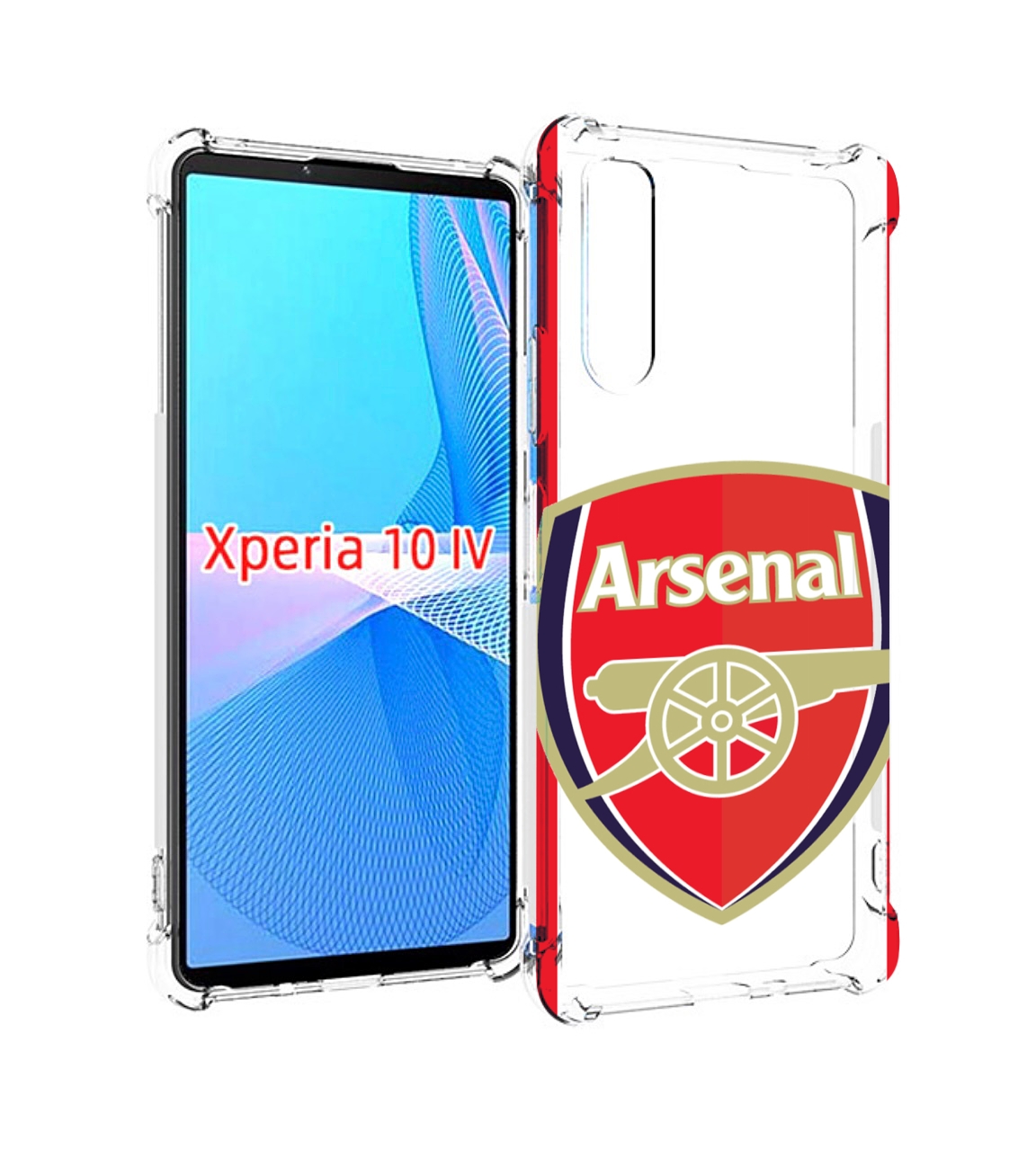 

Чехол MyPads фк арсенал лондон мужской для Sony Xperia 10 IV (10-4), Прозрачный, Tocco