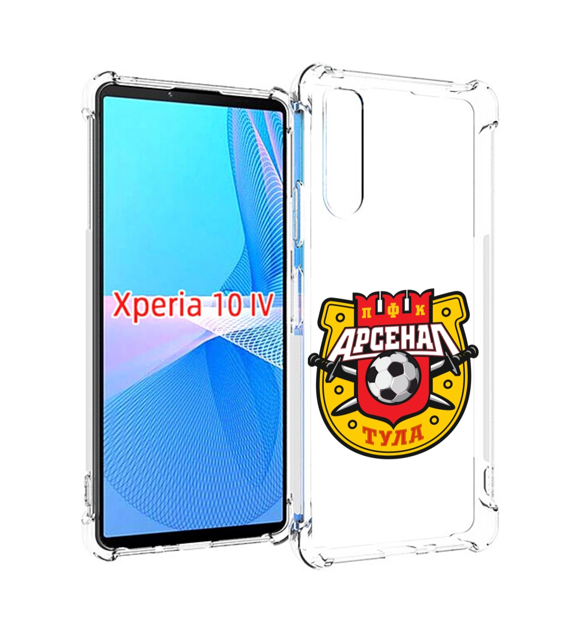 

Чехол MyPads фк арсенал тула мужской для Sony Xperia 10 IV (10-4), Прозрачный, Tocco