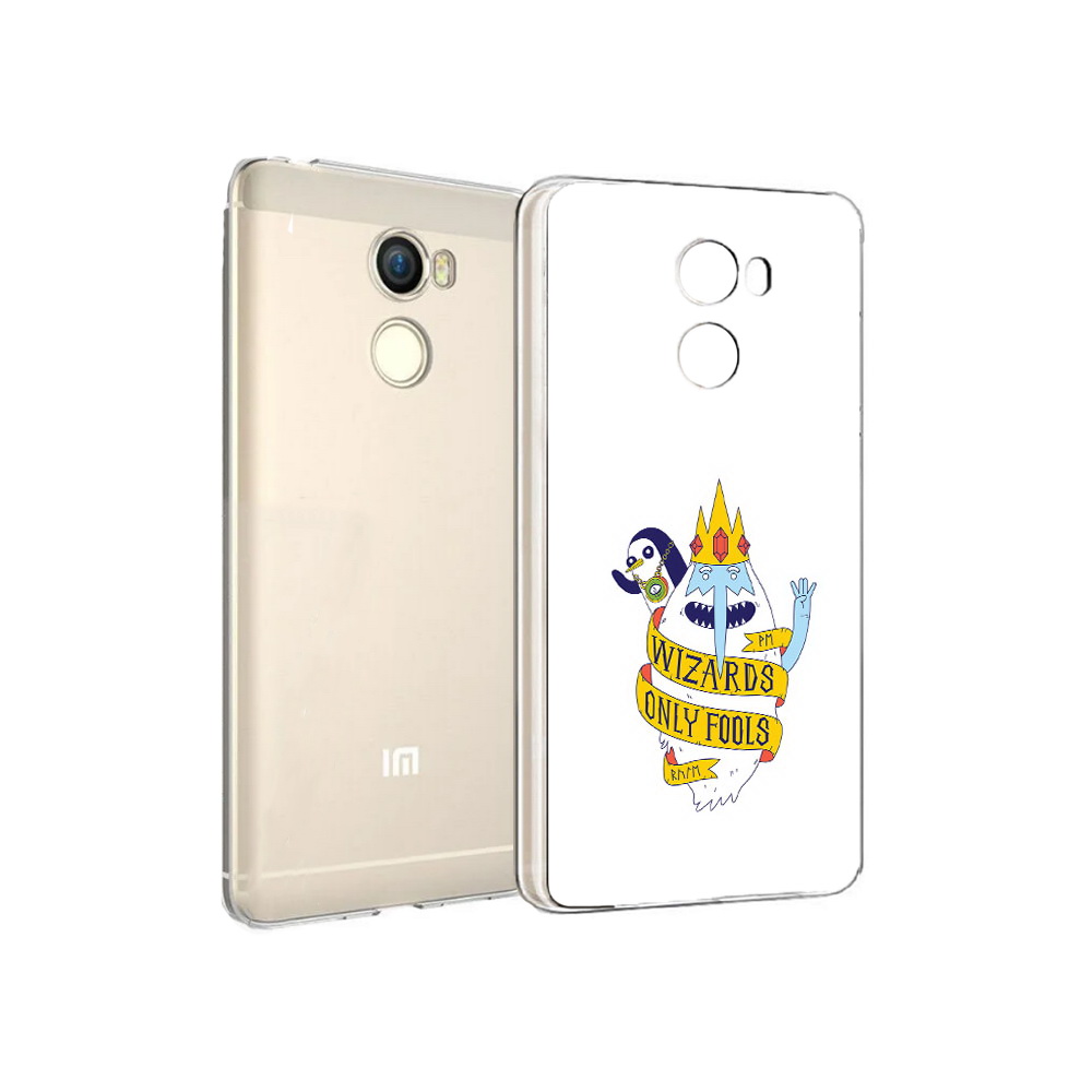 

Чехол MyPads Tocco для Xiaomi Redmi 4 время приключений снежный король (PT47306.287.278), Прозрачный, Tocco