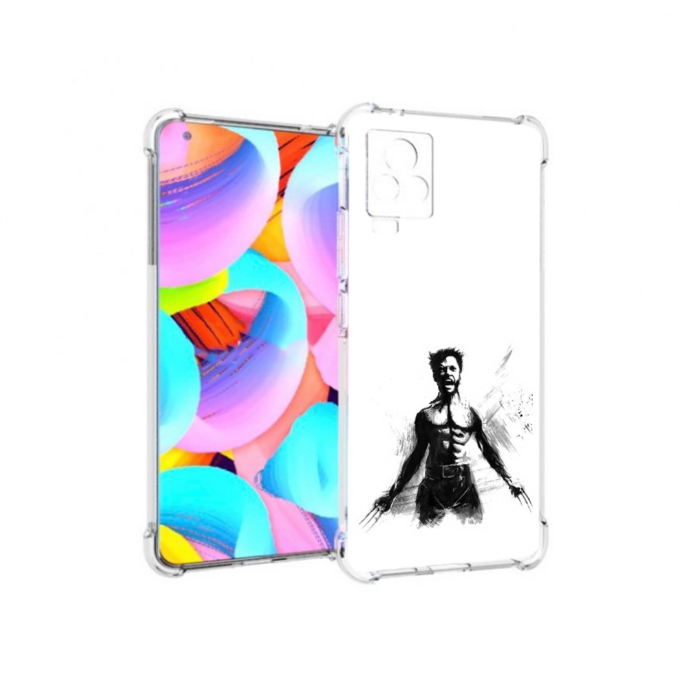

Чехол MyPads Tocco для Vivo IQOO 7 росомаха, Прозрачный, Tocco