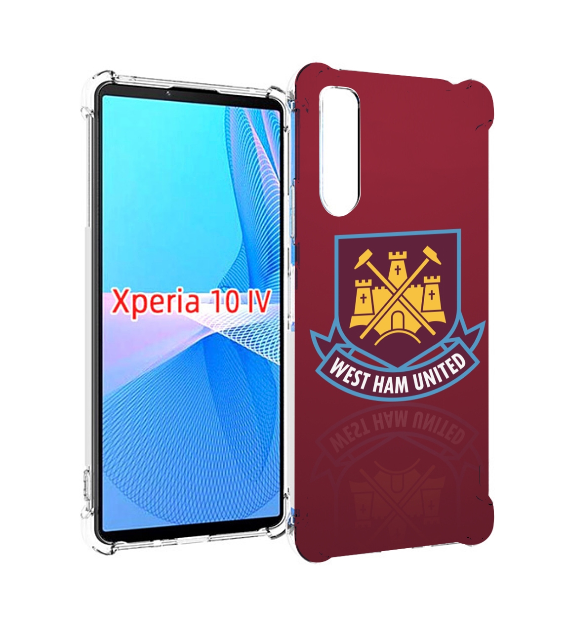 

Чехол MyPads фк вест хэм мужской для Sony Xperia 10 IV (10-4), Прозрачный, Tocco