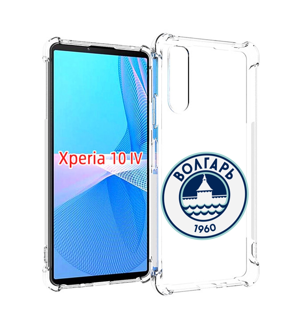 

Чехол MyPads фк волгарь астрахань для Sony Xperia 10 IV (10-4), Прозрачный, Tocco