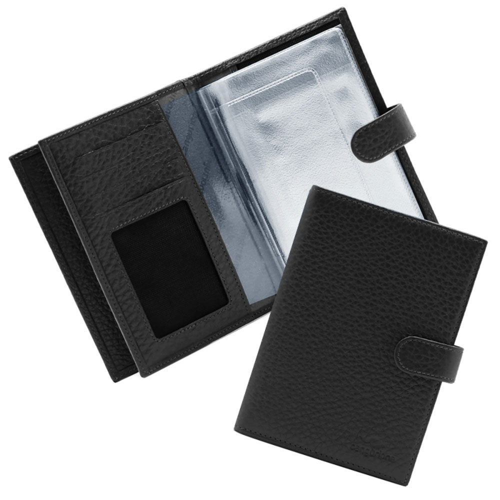 

Обложка для автодокументов мужская CANGURIONE 3141-001 F/Black черный, 3141-001 F/Black