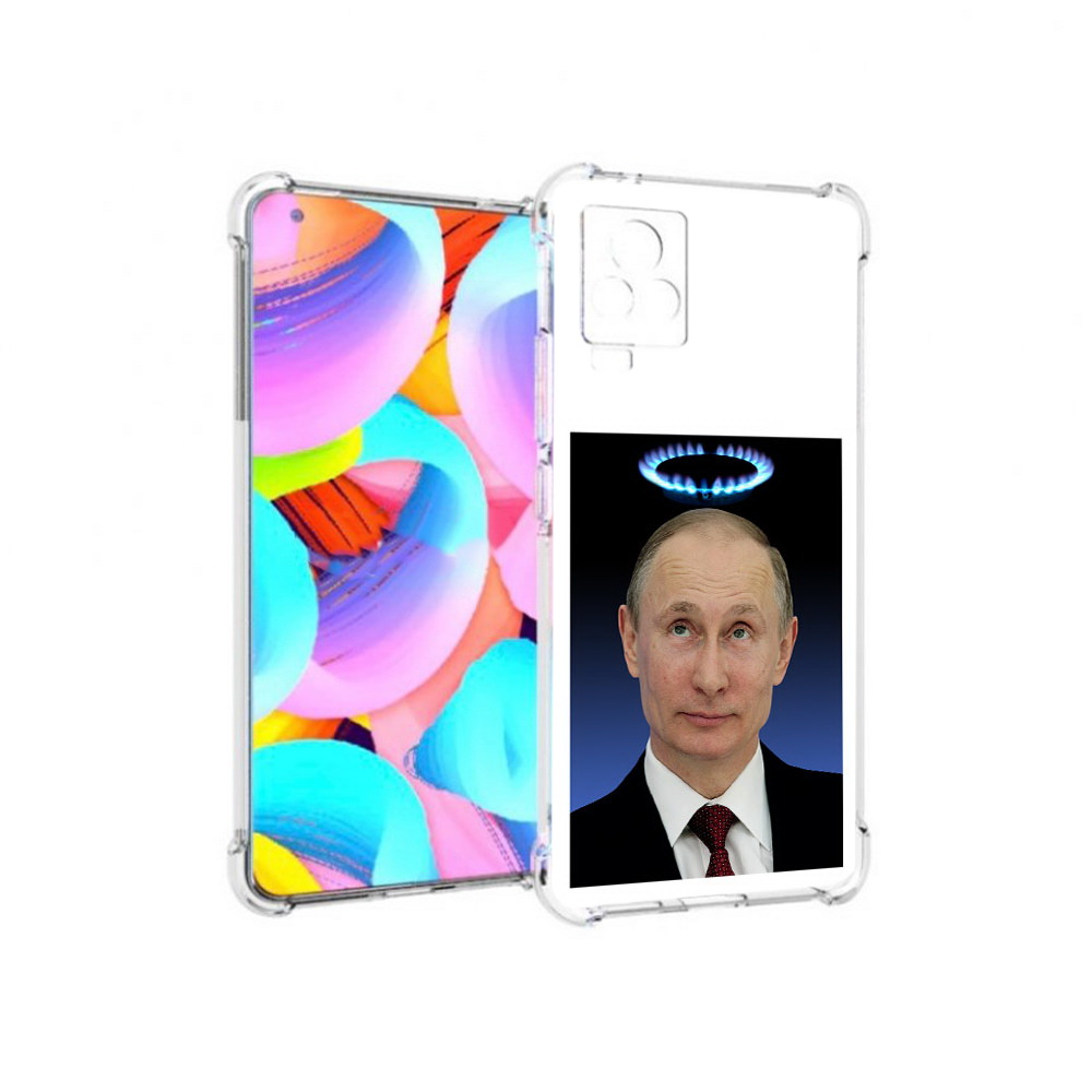 

Чехол MyPads Tocco для Vivo IQOO 7 святой газ, Прозрачный, Tocco