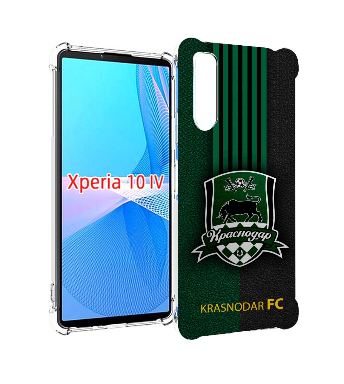 

Чехол MyPads фк краснодар мужской для Sony Xperia 10 IV (10-4), Прозрачный, Tocco