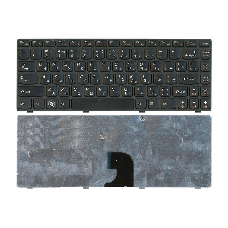 Клавиатура для ноутбука Lenovo IdeaPad G360 черная с рамкой