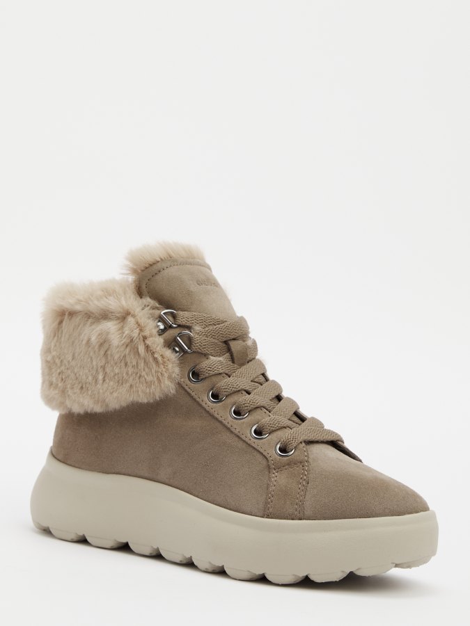 

Кеды женские GEOX D46TCA серые 41 EU, Серый, D46TCA
