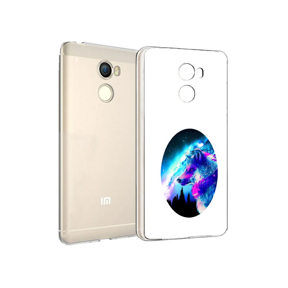 

Чехол MyPads Tocco для Xiaomi Redmi 4 голубой волк (PT47306.287.293), Прозрачный, Tocco