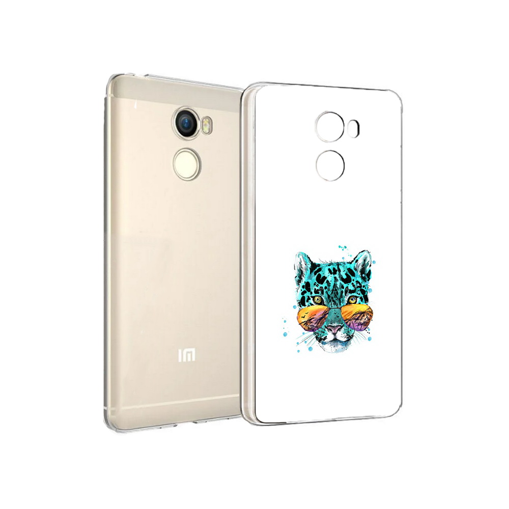 

Чехол MyPads Tocco для Xiaomi Redmi 4 голубой лео (PT47306.287.294), Прозрачный, Tocco