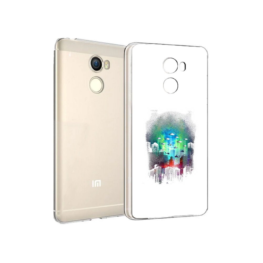 

Чехол MyPads Tocco для Xiaomi Redmi 4 город в свечении (PT47306.287.296), Прозрачный, Tocco
