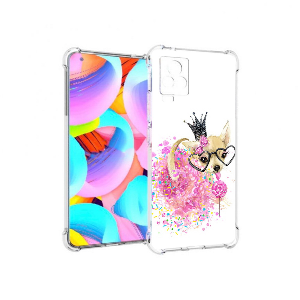 

Чехол MyPads Tocco для Vivo IQOO 7 сладкая принцесса, Прозрачный, Tocco