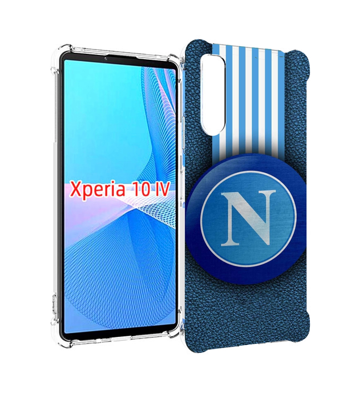 

Чехол MyPads фк наполи мужской для Sony Xperia 10 IV (10-4), Прозрачный, Tocco