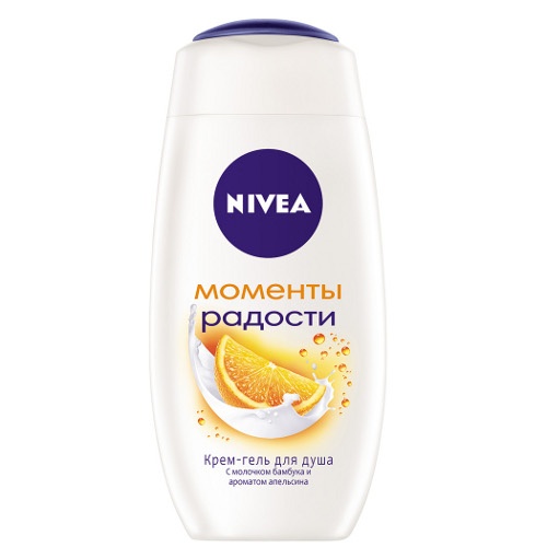 Гель-крем для душа Nivea Моменты радости с молочком бамбука, аромат цветка апельсина 250мл