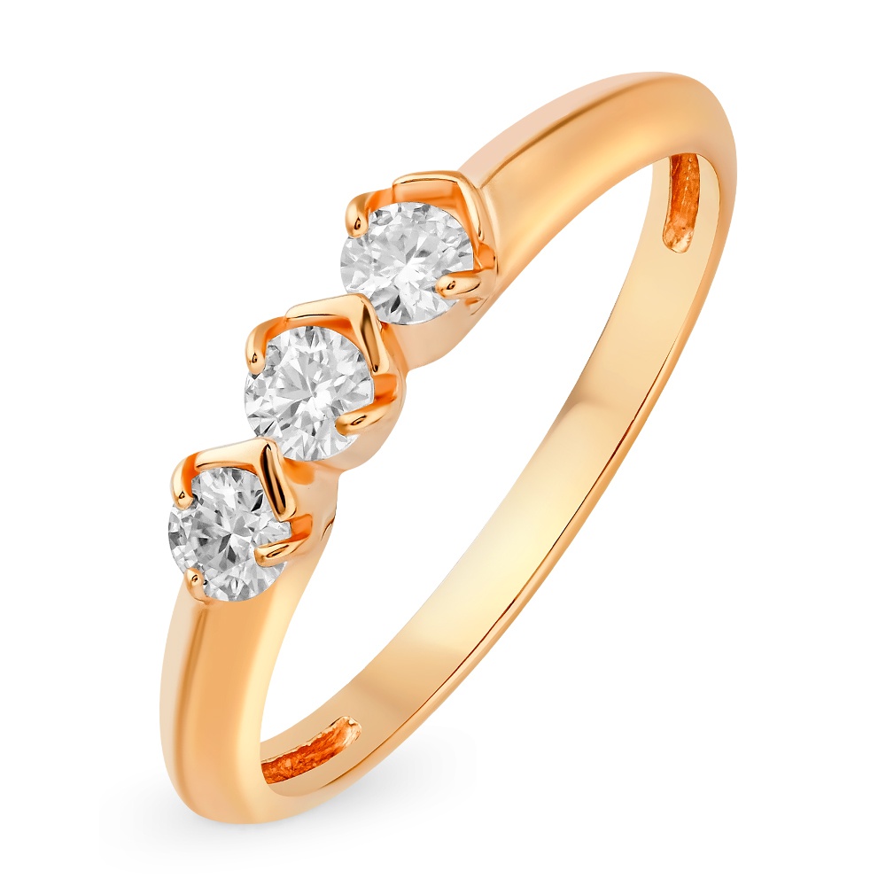 

Кольцо из золота р. , 585Gold 101015485, муассанит, 101015485