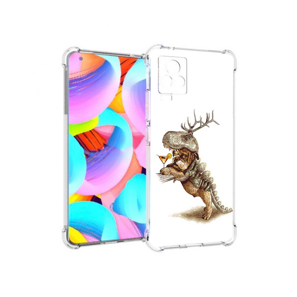 

Чехол MyPads Tocco для Vivo IQOO 7 тематическая вечеринка, Прозрачный, Tocco