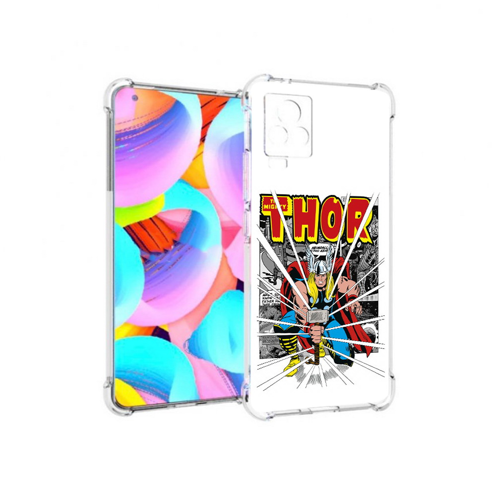 

Чехол MyPads Tocco для Vivo IQOO 7 тор рисунок, Прозрачный, Tocco