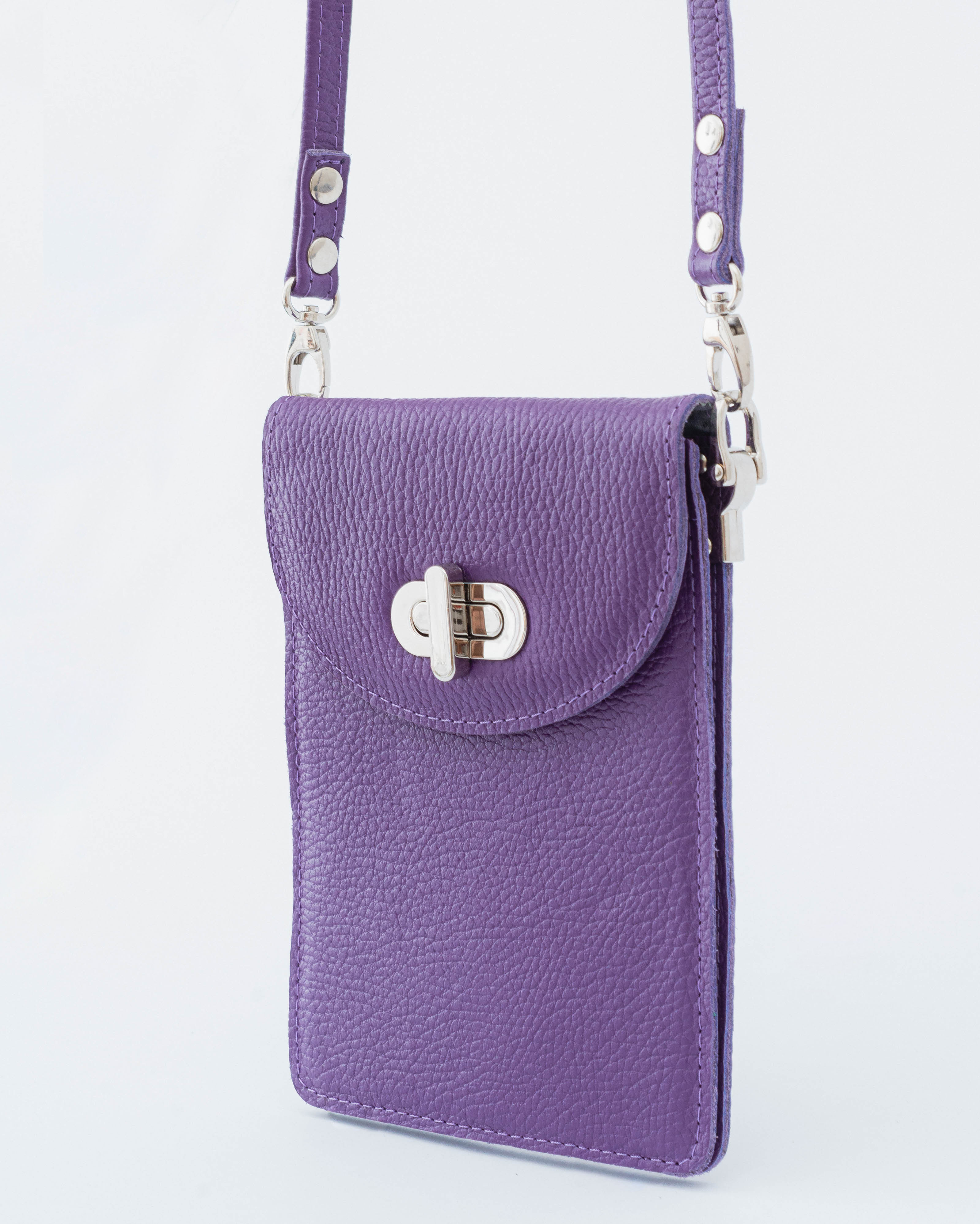 Сумка кросс-боди женская Leather Collection LC-KLG-621С, фиолетовый