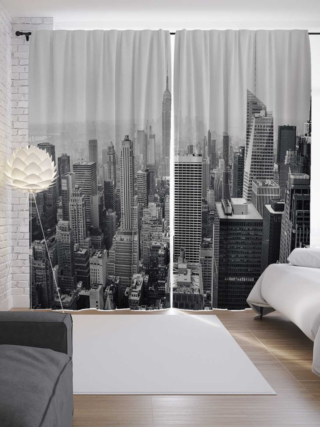 

Шторы JoyArty с фотопечатью "Мегаполис ретро" из сатена, 290х265 см, Мегаполис ретро