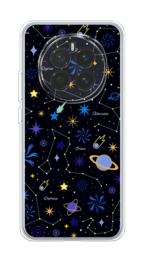 

Чехол на Honor Magic 7 Цветной космос, Желтый, 6125550-1