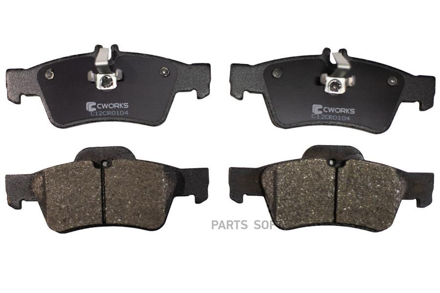 

Тормозные колодки CWORKS задние Low Metallic C12CR0104