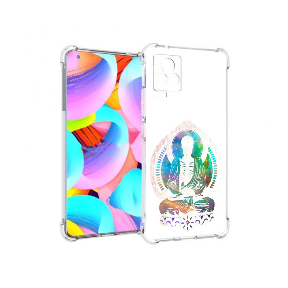 

Чехол MyPads Tocco для Vivo IQOO 7 умный скелет, Прозрачный, Tocco