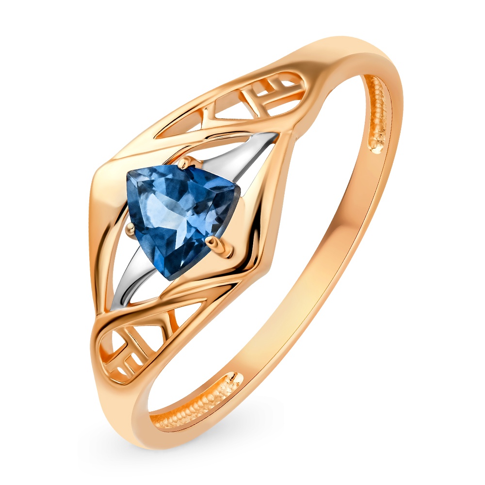 

Кольцо из золота р. , 585Gold 201013744, топаз, 201013744