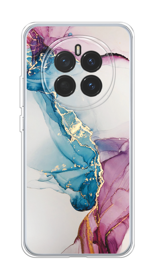

Чехол на Honor Magic 7 Розовые разводы рисунок, Синий;розовый;золотистый, 6125550-1