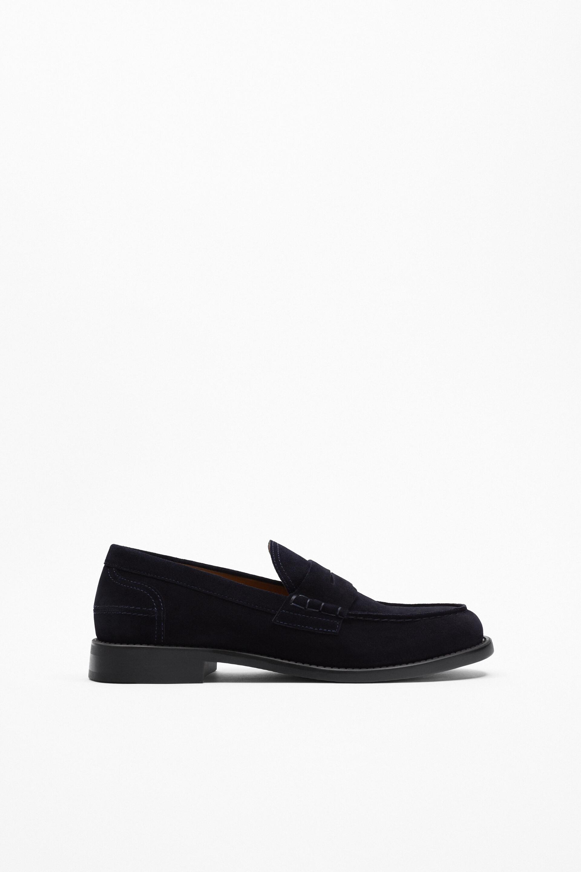 

Лоферы мужские ZARA 177654 синие 44 RU (доставка из-за рубежа), 177654