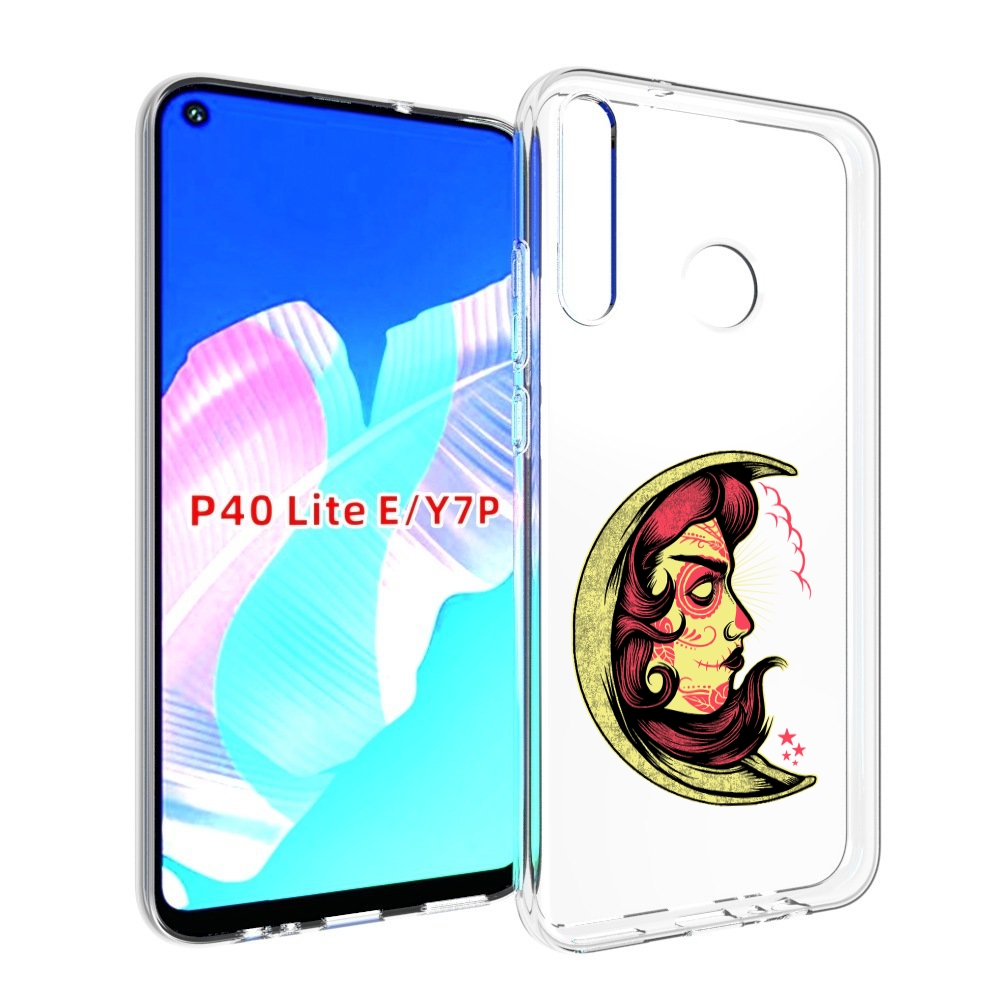 

Чехол бампер MyPads желтый полумесяц с лицом девушки для Huawei, Прозрачный, Tocco