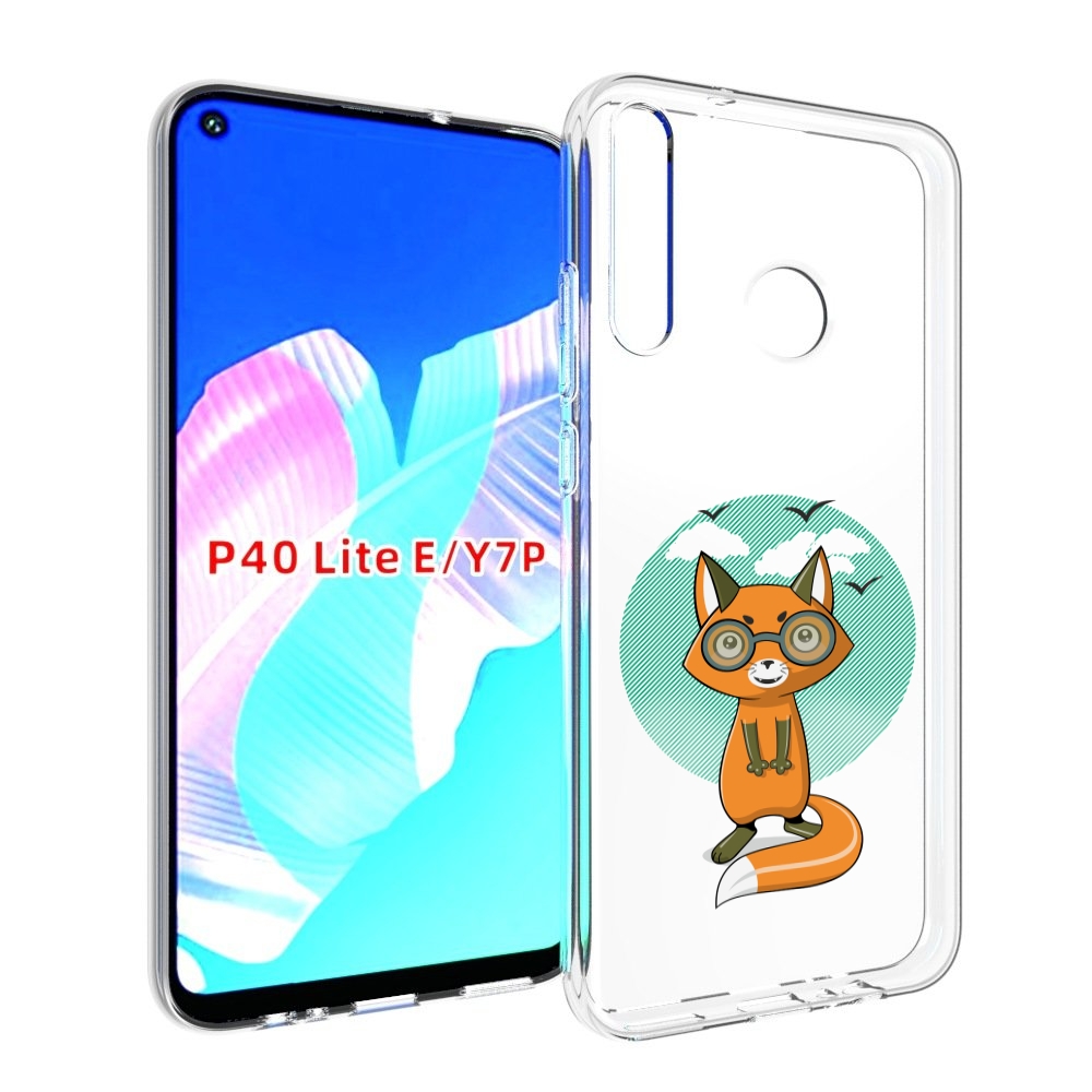 

Чехол бампер MyPads задумчивая лиса для Huawei P40 Lite E., Прозрачный, Tocco