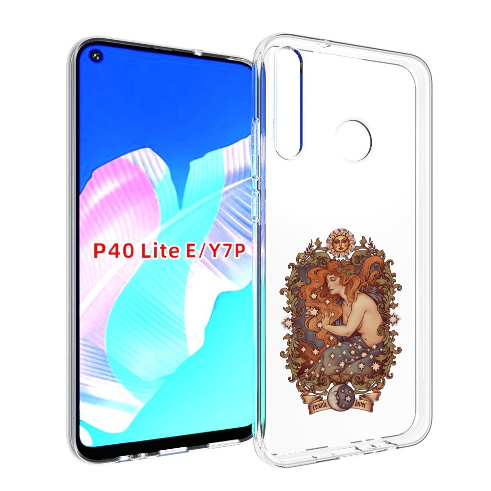 

Чехол бампер MyPads звездная девушка абстракция для Huawei P40 L, Прозрачный, Tocco