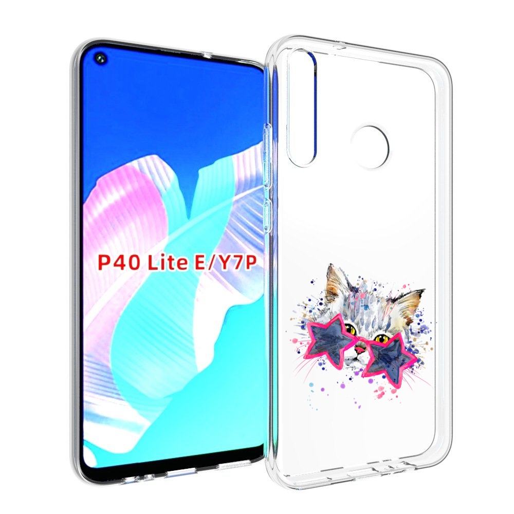 

Чехол бампер MyPads звездные очки для Huawei P40 Lite E., Прозрачный, Tocco