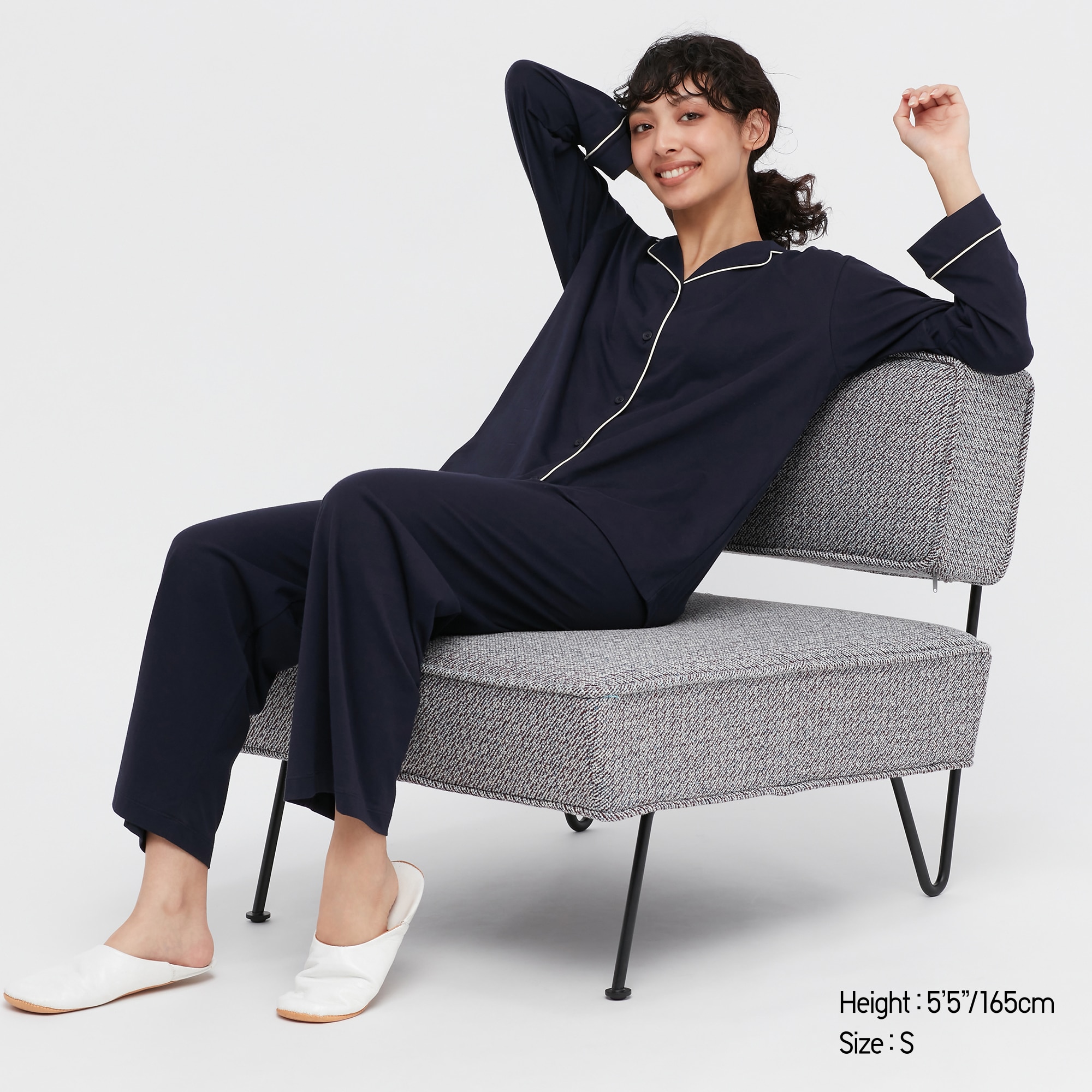 

Пижама женская UNIQLO 445334COL69 синяя 2XS (доставка из-за рубежа), 445334COL69