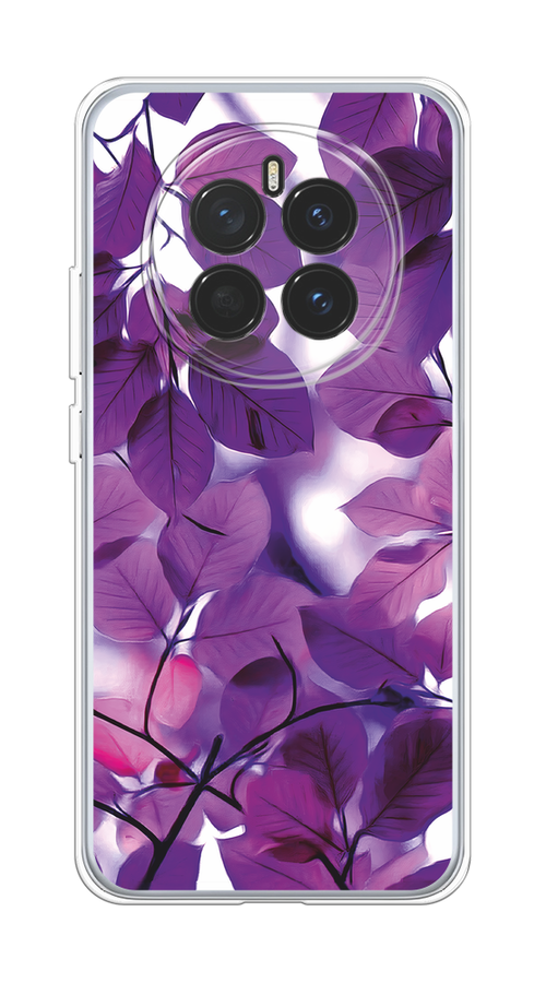 

Чехол на Honor Magic 7 Сиреневые листики, Фиолетовый;голубой, 6125550-1