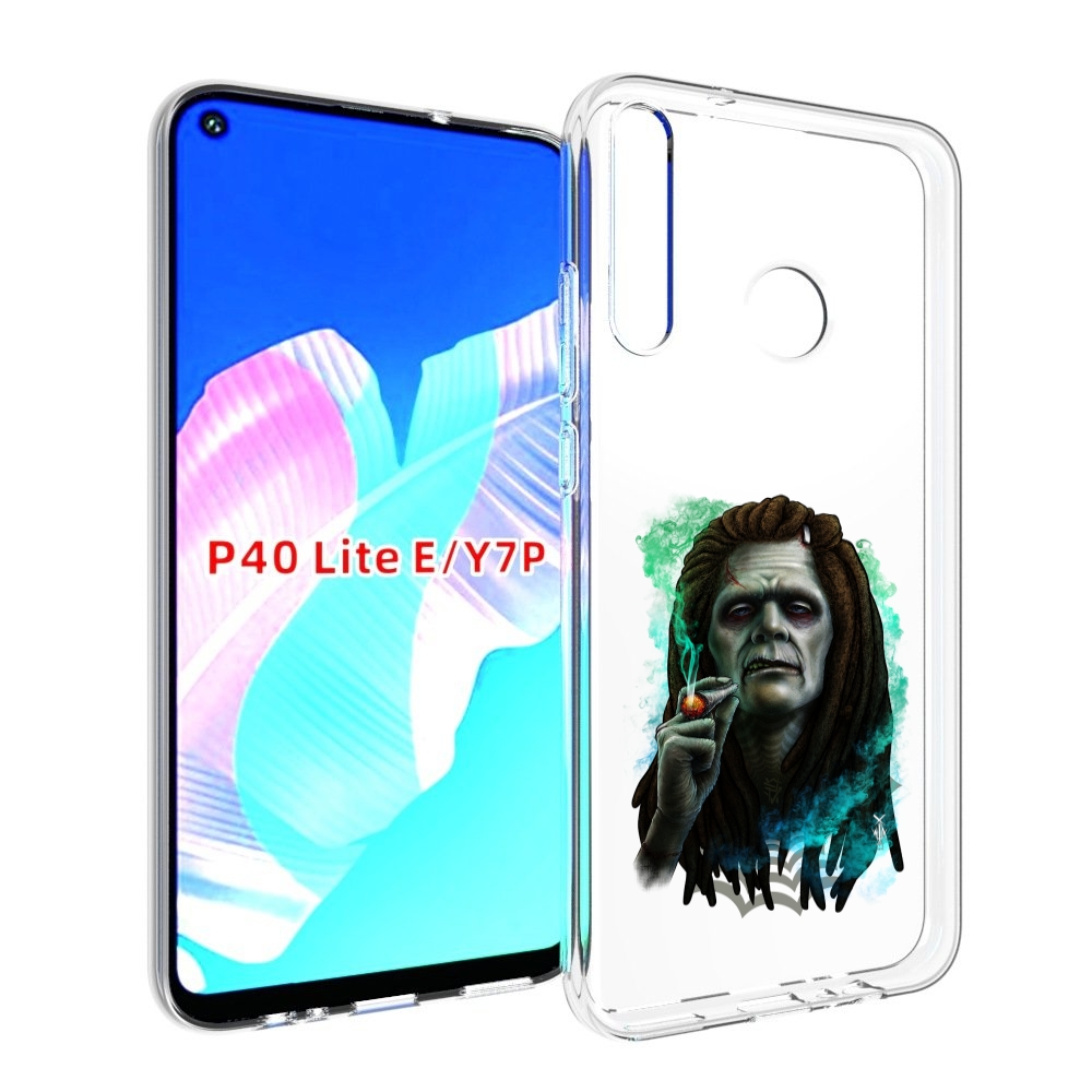 

Чехол бампер MyPads зеленый мужчина с сигаретой для Huawei P40 L, Прозрачный, Tocco