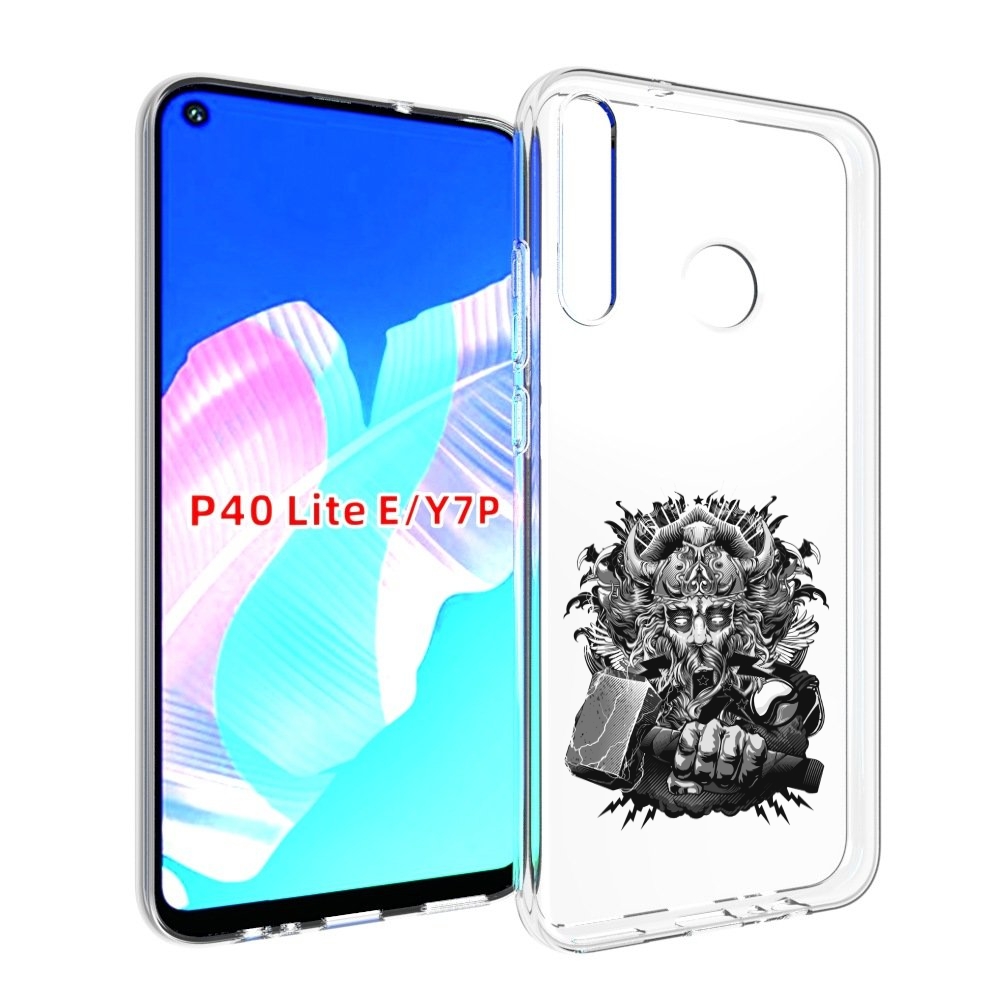 

Чехол бампер MyPads злой тор для Huawei P40 Lite E., Прозрачный, Tocco