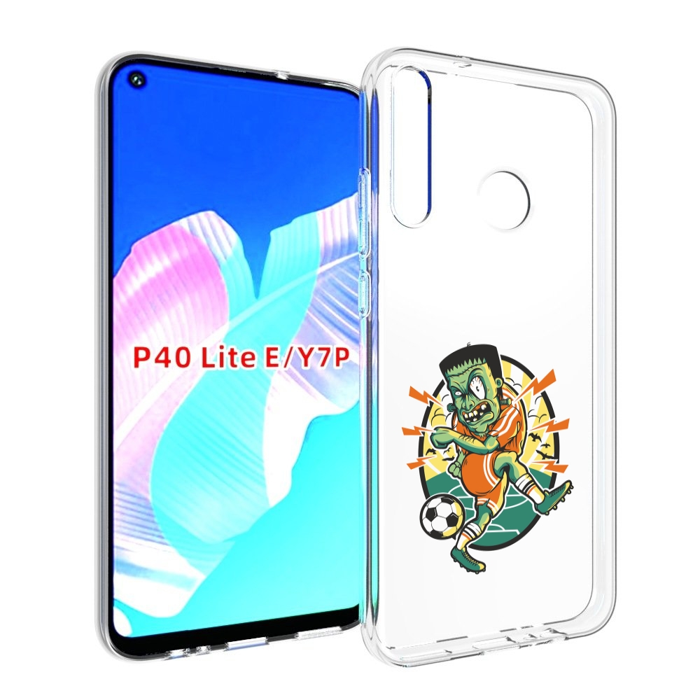 

Чехол бампер MyPads зомби футболист для Huawei P40 Lite E., Прозрачный, Tocco