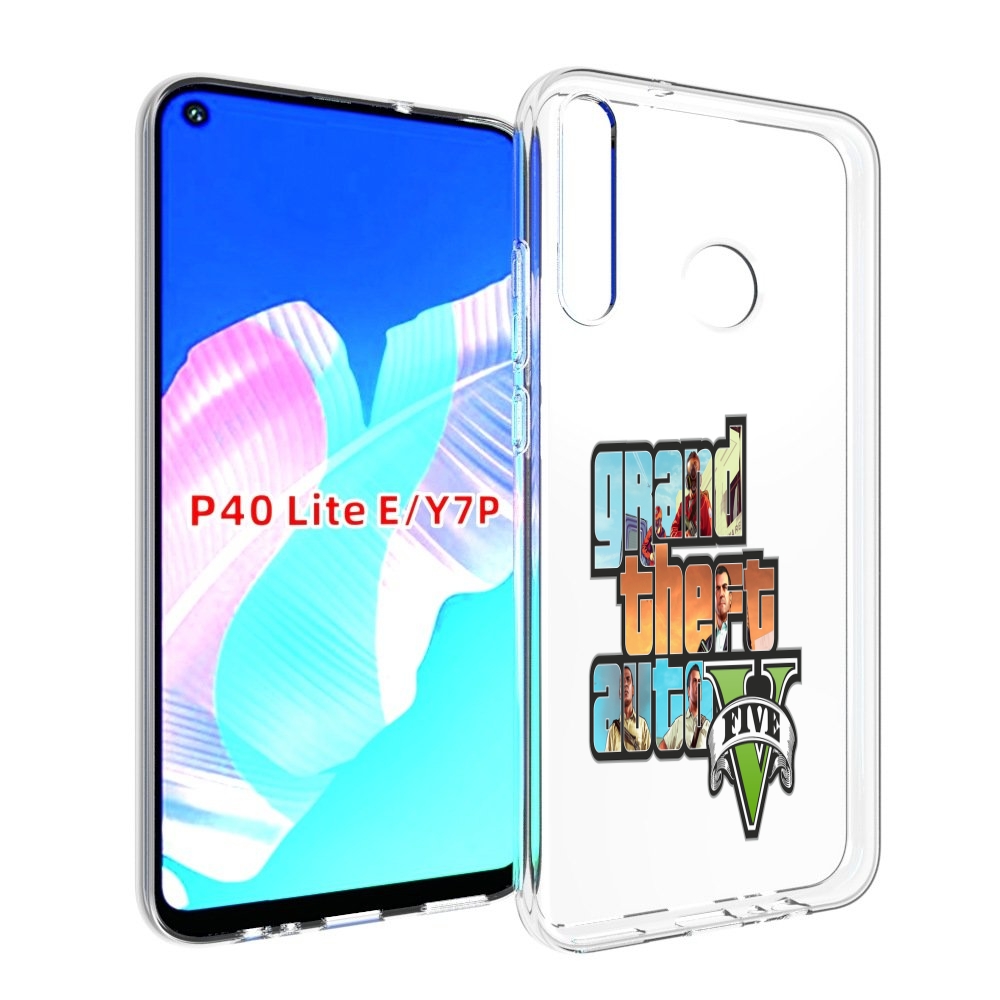 Чехол бампер MyPads игра гта для Huawei P40 Lite E.