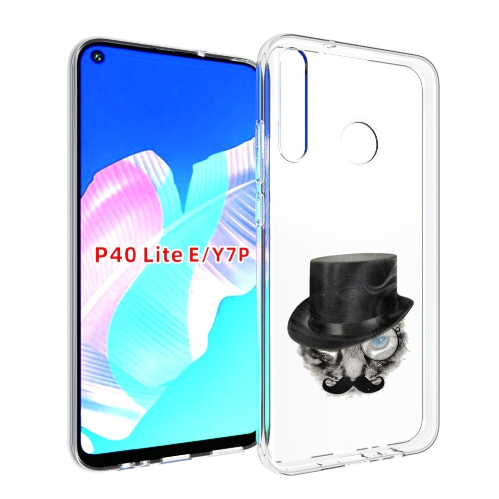 

Чехол бампер MyPads интелегентный кот для Huawei P40 Lite E., Прозрачный, Tocco