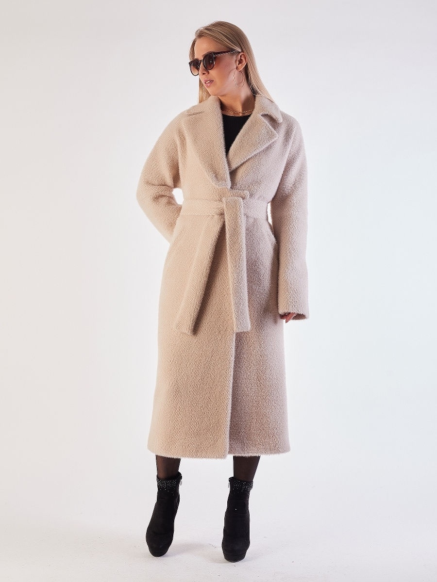 

Пальто женское Louren Wilton K-00201 бежевое 42 RU, K-00201