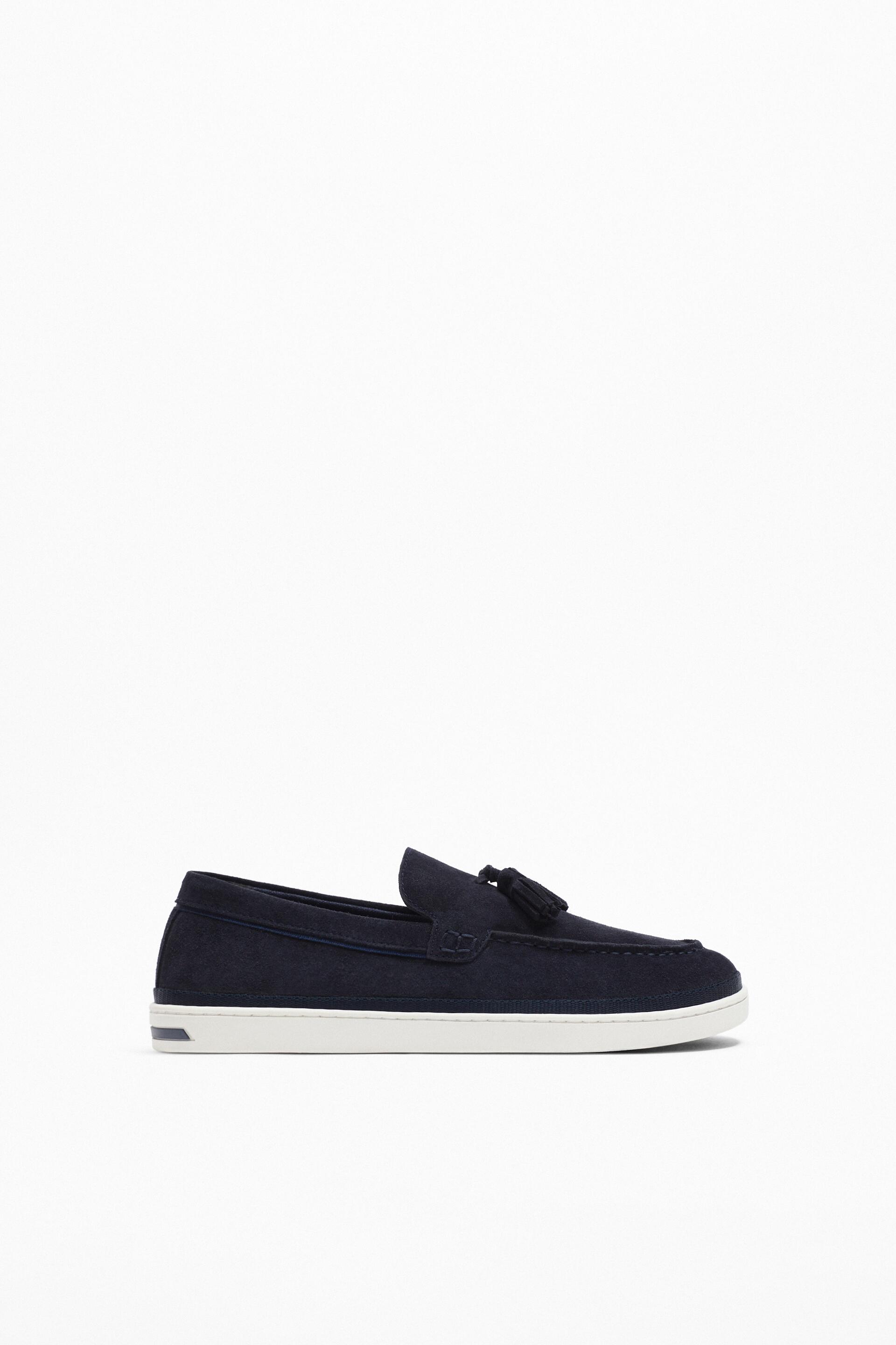 

Лоферы мужские ZARA 177664 синие 47 RU (доставка из-за рубежа), 177664