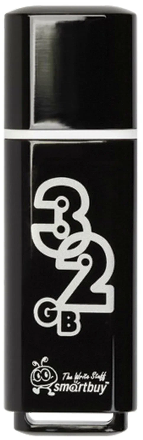 

Флешка SmartBuy Glossy 32 ГБ черный (SB32GBGS-K)