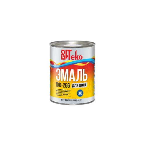 

Эмаль ПФ-266 желто-коричневая 0,8 кг ВИТЕКО для пола