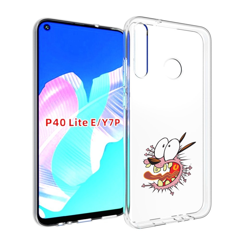 

Чехол бампер MyPads испуганный бобик для Huawei P40 Lite E., Прозрачный, Tocco